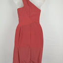 Zimmermann Dusty Rose Silk One Shoulder Cocktail Dress Size 8 by SwapUp-Online Second Hand Store-Online Thrift Store