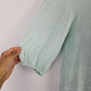 Humidity Light Aqua Relaxed Linen Dress Size 12 by SwapUp-Online Second Hand Store-Online Thrift Store