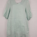 Humidity Light Aqua Relaxed Linen Dress Size 12 by SwapUp-Online Second Hand Store-Online Thrift Store