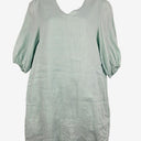 Humidity Light Aqua Relaxed Linen Dress Size 12 by SwapUp-Online Second Hand Store-Online Thrift Store
