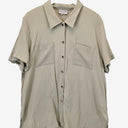 Katies Sage Textured Retro Relaxed Fit Shirt Size 16 by SwapUp-Online Second Hand Store-Online Thrift Store