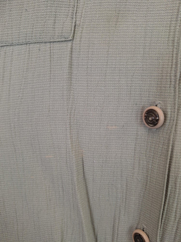 Katies Sage Textured Retro Relaxed Fit Shirt Size 16 by SwapUp-Online Second Hand Store-Online Thrift Store