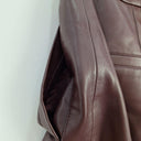 Saba Burgundy Faux Leather Soft Pants Size 12 by SwapUp-Online Second Hand Store-Online Thrift Store