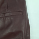 Saba Burgundy Faux Leather Soft Pants Size 12 by SwapUp-Online Second Hand Store-Online Thrift Store