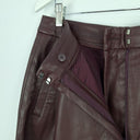 Saba Burgundy Faux Leather Soft Pants Size 12 by SwapUp-Online Second Hand Store-Online Thrift Store