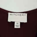 Witchery Burgundy Sleeveless Office Top Size XS by SwapUp-Online Second Hand Store-Online Thrift Store