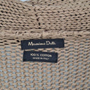 Massimo Dutti Mocha Chunky Weave Knit Cardigan Size XS by SwapUp-Online Second Hand Store-Online Thrift Store