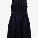 G2000 Soft Pleated Navy Work Midi Dress Size M by SwapUp-Online Second Hand Store-Online Thrift Store