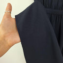 G2000 Soft Pleated Navy Work Midi Dress Size M by SwapUp-Online Second Hand Store-Online Thrift Store