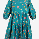 Princess Highway Teal Butterfly Garden Midi Dress Size 12 by SwapUp-Online Second Hand Store-Online Thrift Store
