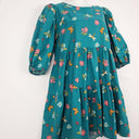 Princess Highway Teal Butterfly Garden Midi Dress Size 12 by SwapUp-Online Second Hand Store-Online Thrift Store