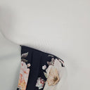 Review Navy Bloom Classy Midi Dress Size 12 by SwapUp-Online Second Hand Store-Online Thrift Store