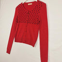 Alannah Hill Diamond Beaded Warm Pink Cardigan Size 8 by SwapUp-Online Second Hand Store-Online Thrift Store