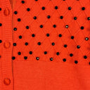 Alannah Hill Diamond Beaded Warm Pink Cardigan Size 8 by SwapUp-Online Second Hand Store-Online Thrift Store