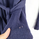 Alannah Hill Navy Fold Over Bobble Cardigan Size 12 by SwapUp-Online Second Hand Store-Online Thrift Store