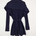 Alannah Hill Navy Fold Over Bobble Cardigan Size 12 by SwapUp-Online Second Hand Store-Online Thrift Store