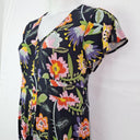 Leona Edmiston Bright Floral Button Front Midi Dress Size 12 by SwapUp-Online Second Hand Store-Online Thrift Store