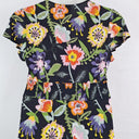 Leona Edmiston Bright Floral Button Front Midi Dress Size 12 by SwapUp-Online Second Hand Store-Online Thrift Store