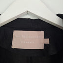 White Closet Cropped Button up Linen Top Size 14 by SwapUp-Online Second Hand Store-Online Thrift Store