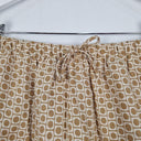 Seed Earthy Geometric Light Linen Pants Size 8 by SwapUp-Online Second Hand Store-Online Thrift Store