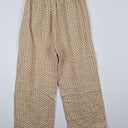 Seed Earthy Geometric Light Linen Pants Size 8 by SwapUp-Online Second Hand Store-Online Thrift Store