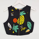 Rik & Reg Fruity Zip Back Crop Top Size 10 by SwapUp-Online Second Hand Store-Online Thrift Store