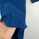 Leina & Fleur Ocean Blue Tie Front Midi Dress Size 16 by SwapUp-Online Second Hand Store-Online Thrift Store