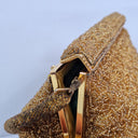 Assorted Brands Gold Beaded Fold Over Clasp Mini Bag by SwapUp-Online Second Hand Store-Online Thrift Store
