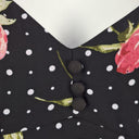 Review Vintage Sweet Rose Mini Dress Size 16 by SwapUp-Online Second Hand Store-Online Thrift Store