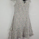 Review Colourful Spot Square Neck Dress Size 14 by SwapUp-Online Second Hand Store-Online Thrift Store