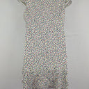 Review Colourful Spot Square Neck Dress Size 14 by SwapUp-Online Second Hand Store-Online Thrift Store