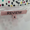 Review Colourful Spot Square Neck Dress Size 14 by SwapUp-Online Second Hand Store-Online Thrift Store