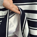 Review Sailor Stripe Belted Midi Dress Size 14 by SwapUp-Online Second Hand Store-Online Thrift Store
