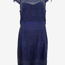 Alannah Hill Sapphire Lace Front Split Midi Dress Size 14 by SwapUp-Online Second Hand Store-Online Thrift Store
