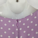 Review Lilac Spotted Wrap Style Dress Size 14 by SwapUp-Online Second Hand Store-Online Thrift Store