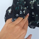 Cue Sheer Floral Keyhole Office Blouse Size 10 by SwapUp-Online Second Hand Store-Online Thrift Store