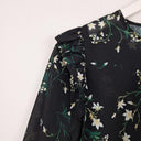 Cue Sheer Floral Keyhole Office Blouse Size 10 by SwapUp-Online Second Hand Store-Online Thrift Store