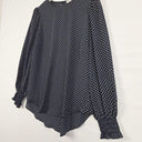 Witchery Flowy Navy Spotted Top Size 10 by SwapUp-Online Second Hand Store-Online Thrift Store