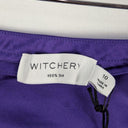 Witchery Grape Silk Double Split Slip Midi Skirt Size 10 by SwapUp-Online Second Hand Store-Online Thrift Store