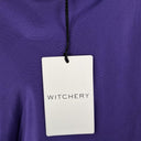 Witchery Grape Silk Double Split Slip Midi Skirt Size 10 by SwapUp-Online Second Hand Store-Online Thrift Store