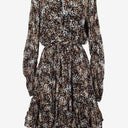 Witchery Gathered Autumn Floral Mini Dress Size 10 by SwapUp-Online Second Hand Store-Online Thrift Store