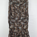 Witchery Gathered Autumn Floral Mini Dress Size 10 by SwapUp-Online Second Hand Store-Online Thrift Store
