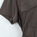 Cue Khaki Utility Zip Up Midi Dress Size 10 by SwapUp-Online Second Hand Store-Online Thrift Store