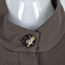 Cue Khaki Utility Zip Up Midi Dress Size 10 by SwapUp-Online Second Hand Store-Online Thrift Store
