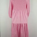 Alessandra Shirred Out To Lunch Linen Midi Dress Size L by SwapUp-Online Second Hand Store-Online Thrift Store