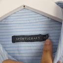 Sportscraft Double Stripe Cotton Office Staple Shirt Size 14 by SwapUp-Online Second Hand Store-Online Thrift Store