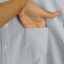 Sportscraft Striped Pinpoint Oxford Office Shirt Size 14 by SwapUp-Online Second Hand Store-Online Thrift Store