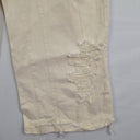 Made for a Goddess Buttercream Distressed Slouchy Jeans Size 10 by SwapUp-Online Second Hand Store-Online Thrift Store