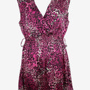 Wayne Cooper Pink Leopard Satin Mini Dress Size 12 by SwapUp-Online Second Hand Store-Online Thrift Store