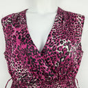 Wayne Cooper Pink Leopard Satin Mini Dress Size 12 by SwapUp-Online Second Hand Store-Online Thrift Store